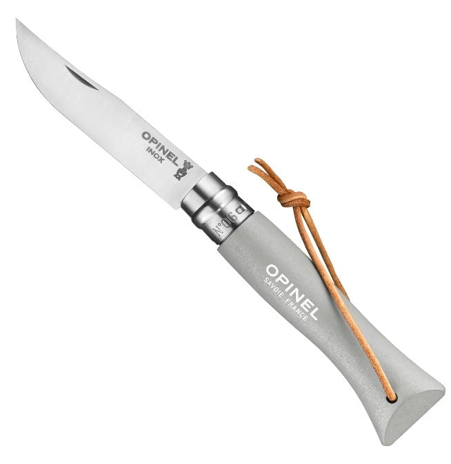 No.06 Stainless Steel Folding Knife with Lanyard