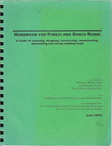 Handbook for Forest and Ranch Roads