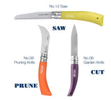 Garden Knife Trio - 3 Colors Stainless & Carbon Steel