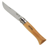 Opinel No 08 Stainless Steel with Leather Sheath