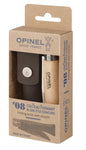 Opinel No 08 Stainless Steel with Leather Sheath