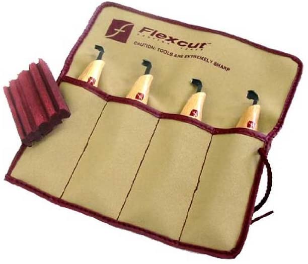 4 Piece Scorp Carving Set Right Handed