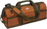 24-in long cavas and nylon tool bag with handle and shoulder strap